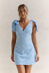 Daydreamers Mini Dress Blue