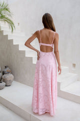 Lost In The Skies Maxi Dress Pink