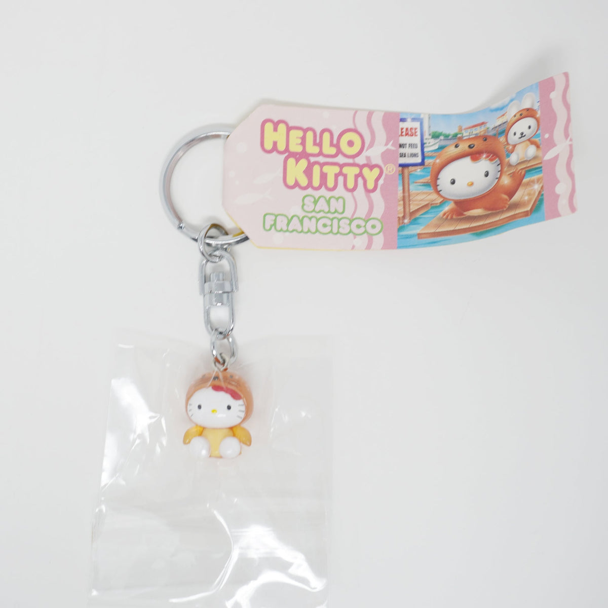 2008 Hello Kitty x San Francisco Sea Lion Keychain - Sanrio