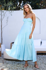Calm and Collected Maxi Dress Blue