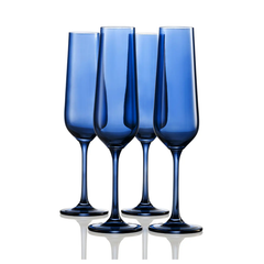 Champagne Glass - Cobalt
