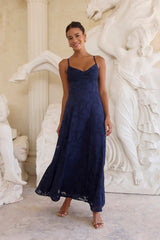 Habita Maxi Dress Navy
