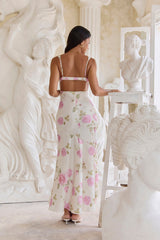 Garden of Roses Maxi Dress Pink