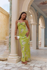 Garden Of Eden Maxi Dress Green