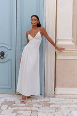 In The Spotlight Maxi Dress White