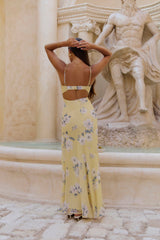 Sundown Escapades Maxi Dress Yellow