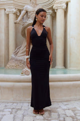 Goddess Glow Maxi Dress Black