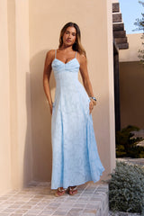 Lost In The Skies Maxi Dress Blue