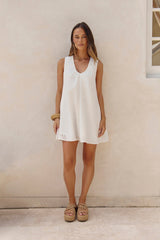 Love For The Moment Mini Dress White
