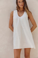 Love For The Moment Mini Dress White