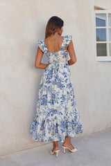 Bloom By Bloom Maxi Dress Blue