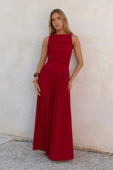Nalla Maxi Dress Cherry