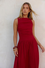 Nalla Maxi Dress Cherry