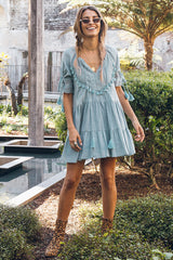 Wave After Wave Dress Sage