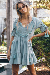 Wave After Wave Dress Sage